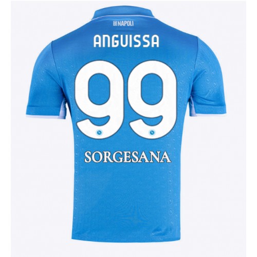 Fotballdrakt Herre SSC Napoli Frank Anguissa #99 Hjemmedrakt 2024-25 Kortermet